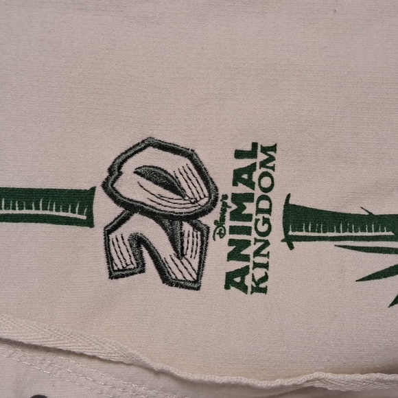 Disney Parks 20th Animal Kingdom Short Sleeve Hooded Sweatshirt - Picture 2 of 8